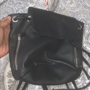 Little black back pack from Target.